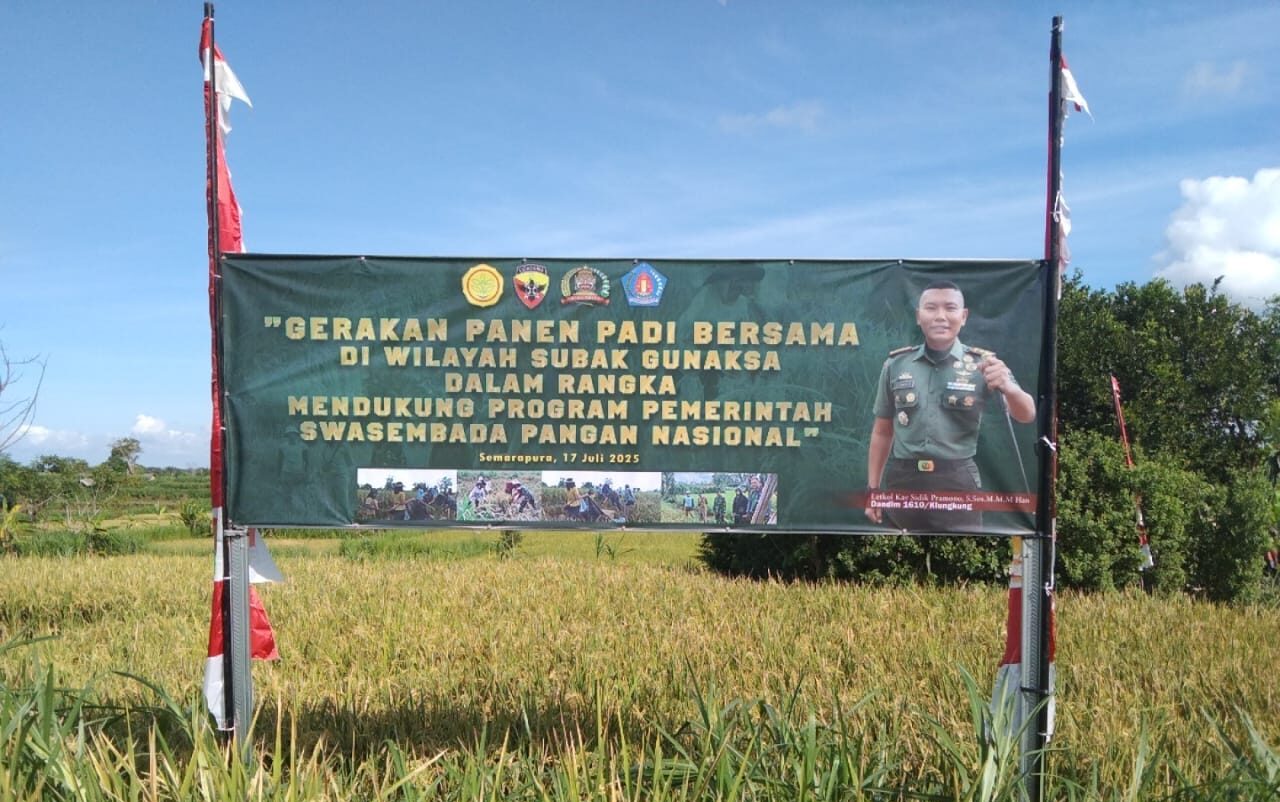 Gerakan Panen Padi Bersama Dalam Rangka Mendukung Program Pemerintah Swasembada Pangan Nasional