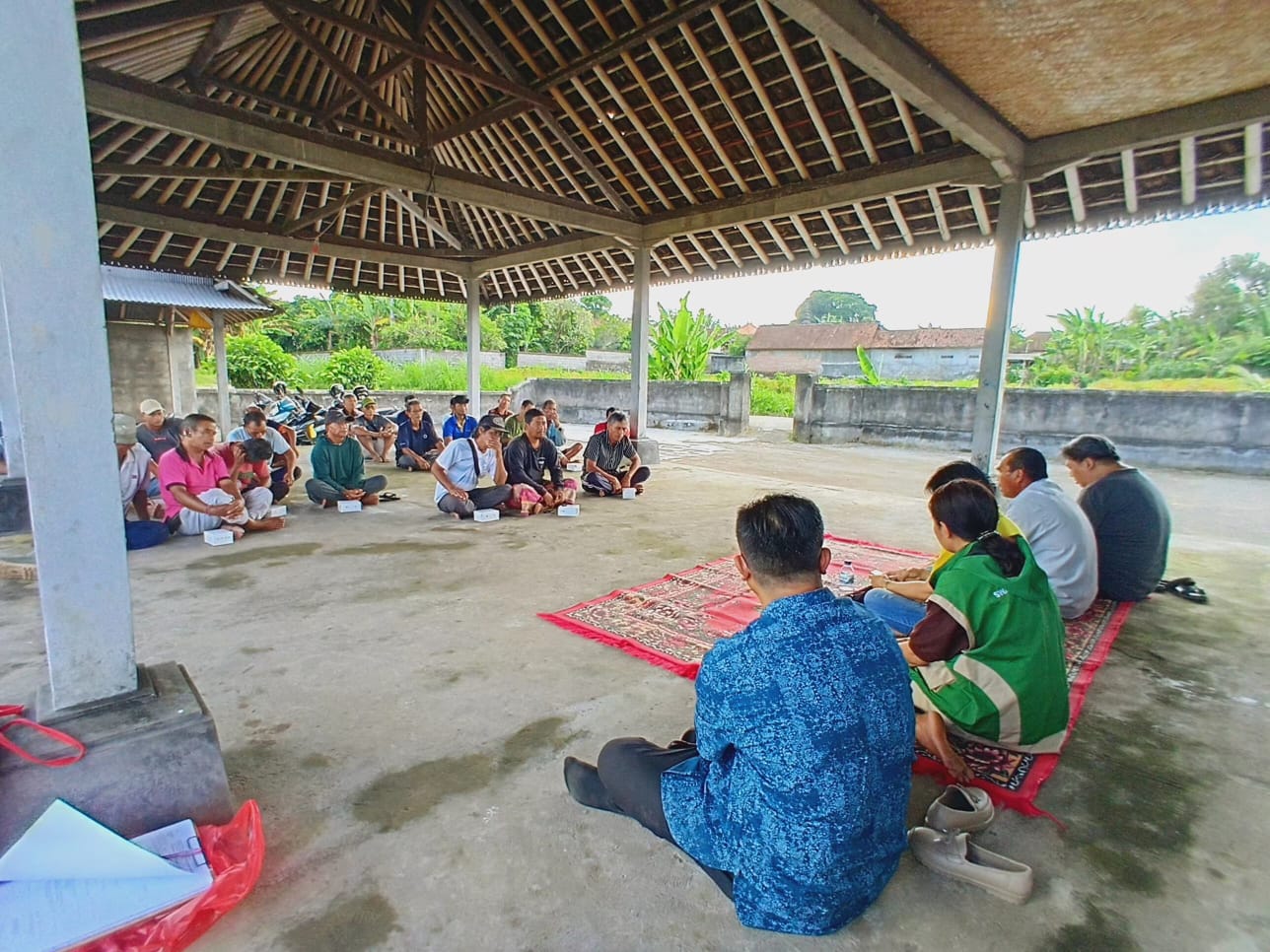 Sinergi Pemerintah dan Petani, Subak Manduang menerima Sosialisasi Pupuk Bersubsidi dan Pembiayaan Pertanian